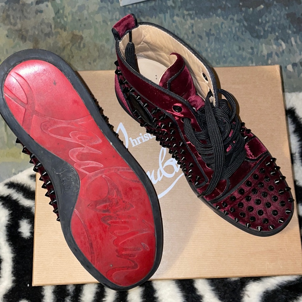 Authentic Christian Louboutin Spike sneakers